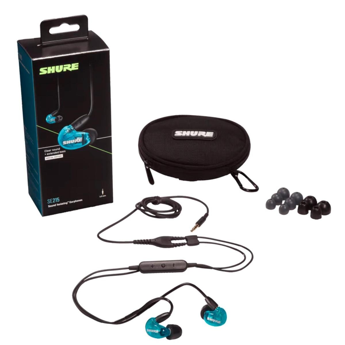 Fone In Ear SE-215-SPE Azul SHURE - Mundomax