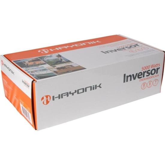 Inversor Automotivo HAYONIK PW13-4 Onda Modificada 5000W 12VDC/127V por 2.199,00 à vista no boleto/pix ou parcele em até 12x sem juros. Compre na loja Mundomax!