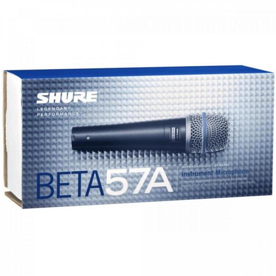 Microfone Instrumental Supercardioide Beta 57A SHURE - Mundomax