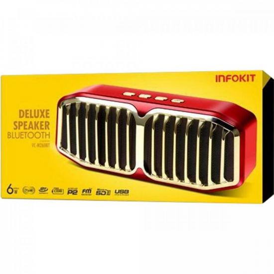 Caixa de Som Portátil Bluetooth Extra Bass TWS VC-M260BT Preta EXBOM por 116,90 à vista no boleto/pix ou parcele em até 4x sem juros. Compre na loja Mundomax!