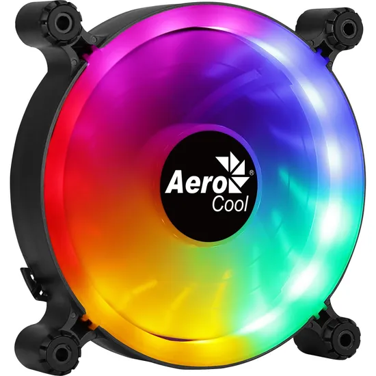 Cooler Fan Aerocool Spectro 12F FRGB por 35,38 à vista no boleto/pix ou parcele em até 1x sem juros. Compre na loja Aerocool!