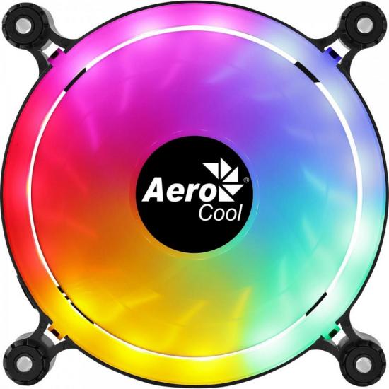 Cooler Fan Aerocool Spectro 12F FRGB por 40,00 à vista no boleto/pix ou parcele em até 1x sem juros. Compre na loja Mundomax!