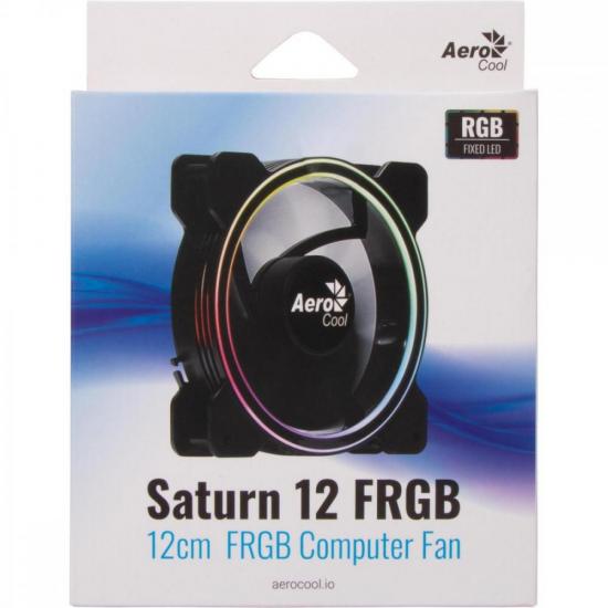 Cooler Fan Aerocool Saturn 12 FRGB por 38,97 à vista no boleto/pix ou parcele em até 1x sem juros. Compre na loja Aerocool!
