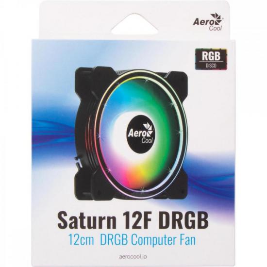 Cooler Fan Aerocool Saturn 12F DRGB por 45,05 à vista no boleto/pix ou parcele em até 1x sem juros. Compre na loja Aerocool!