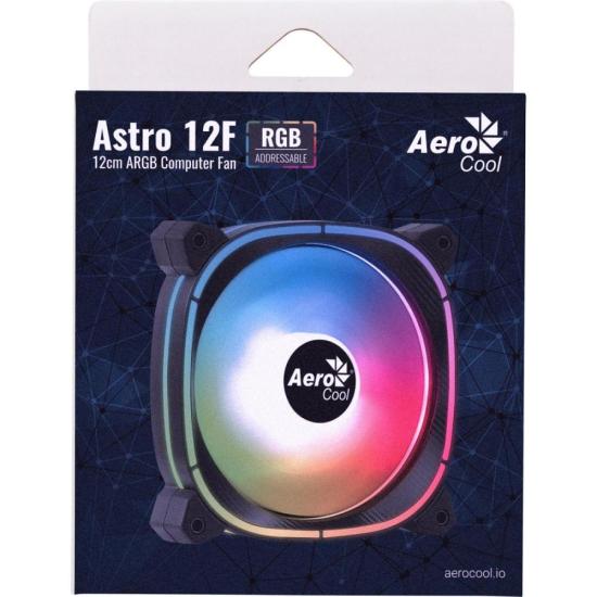 Cooler Fan Aerocool Astro 12F ARGB por 87,69 à vista no boleto/pix ou parcele em até 3x sem juros. Compre na loja Aerocool!