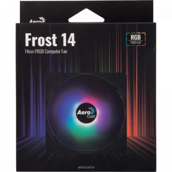 Cooler Fan Aerocool Frost 14 FRGB por 30,00 à vista no boleto/pix ou parcele em até 1x sem juros. Compre na loja Mundomax!