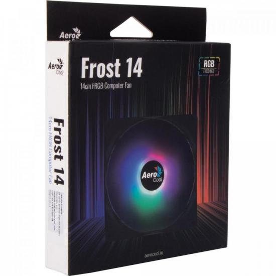 Cooler Fan Aerocool Frost 14 FRGB por 30,00 à vista no boleto/pix ou parcele em até 1x sem juros. Compre na loja Mundomax!