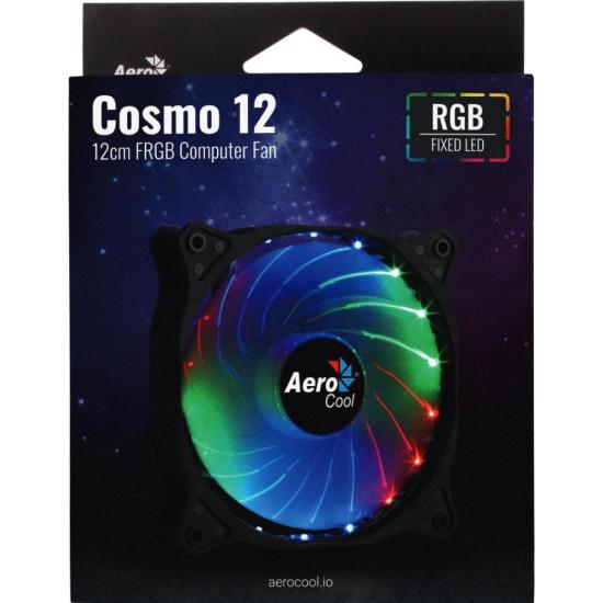 Cooler Fan Aerocool Cosmo 12 FRGB por 30,00 à vista no boleto/pix ou parcele em até 1x sem juros. Compre na loja Aerocool!