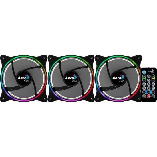 Kit 3 Coolers ECLIPSE 12 PRO ARGB + HUB + Controle AEROCOOL por 235,90 à vista no boleto/pix ou parcele em até 9x sem juros. Compre na loja Mundomax!