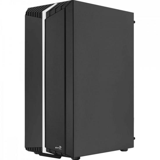 Gabinete Gamer Aerocool Bionic Preto RGB Lateral Vidro por 356,99 à vista no boleto/pix ou parcele em até 10x sem juros. Compre na loja Mundomax!
