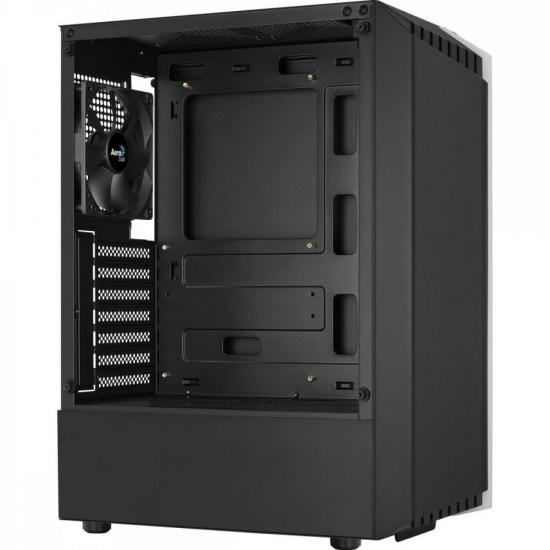 Gabinete Gamer Aerocool Bionic Preto RGB Lateral Vidro por 356,99 à vista no boleto/pix ou parcele em até 10x sem juros. Compre na loja Mundomax!
