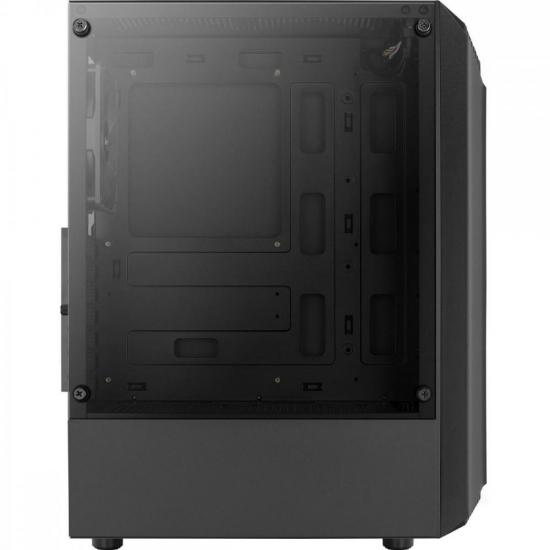 Gabinete Gamer Aerocool Bionic Preto RGB Lateral Vidro por 356,99 à vista no boleto/pix ou parcele em até 10x sem juros. Compre na loja Mundomax!