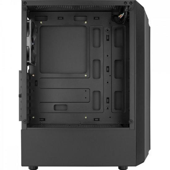 Gabinete Gamer Aerocool Bionic Preto RGB Lateral Vidro por 356,99 à vista no boleto/pix ou parcele em até 10x sem juros. Compre na loja Mundomax!