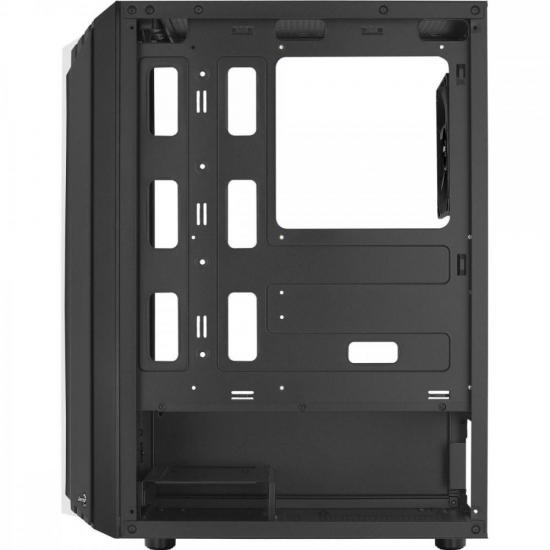 Gabinete Gamer Aerocool Bionic Preto RGB Lateral Vidro por 356,99 à vista no boleto/pix ou parcele em até 10x sem juros. Compre na loja Mundomax!