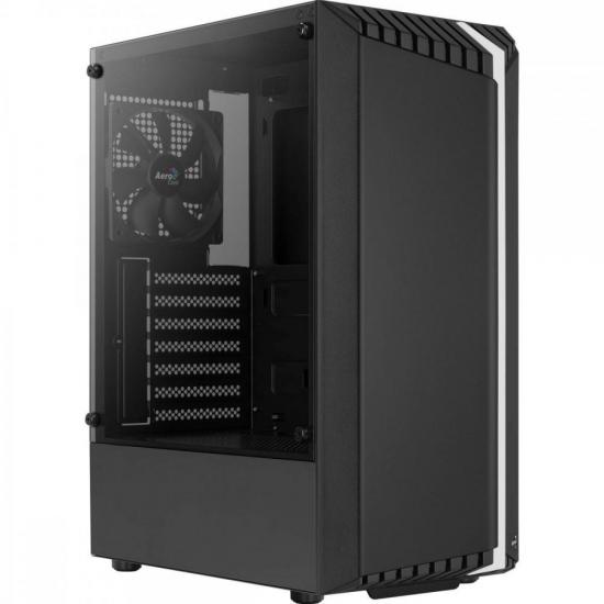 Gabinete Gamer Aerocool Bionic Preto RGB Lateral Vidro por 356,99 à vista no boleto/pix ou parcele em até 10x sem juros. Compre na loja Mundomax!