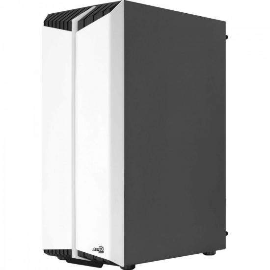 Gabinete Gamer Aerocool Bionic Branco RGB Lateral Vidro por 420,20 à vista no boleto/pix ou parcele em até 10x sem juros. Compre na loja Aerocool!