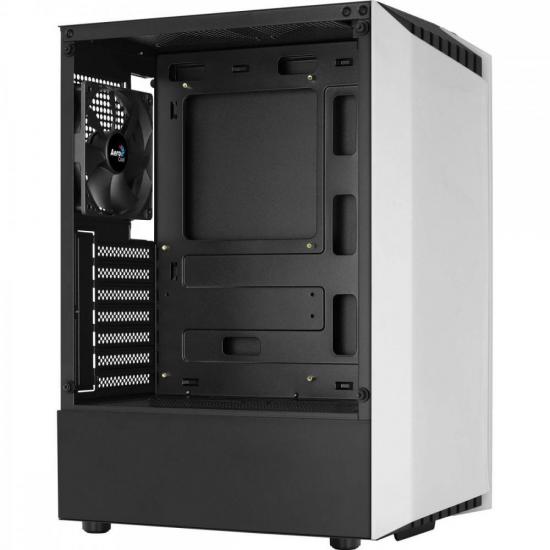 Gabinete Gamer Aerocool Bionic Branco RGB Lateral Vidro por 420,20 à vista no boleto/pix ou parcele em até 10x sem juros. Compre na loja Aerocool!