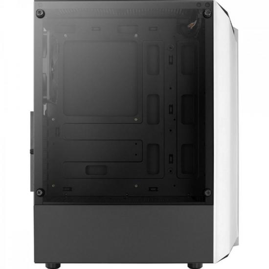 Gabinete Gamer Aerocool Bionic Branco RGB Lateral Vidro por 420,20 à vista no boleto/pix ou parcele em até 10x sem juros. Compre na loja Aerocool!