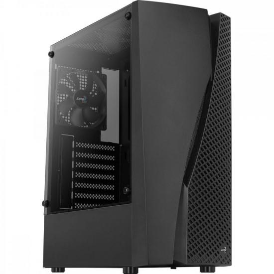 Gabinete Gamer Aerocool Wave Preto Lateral Vidro por 0,00 à vista no boleto/pix ou parcele em até 1x sem juros. Compre na loja Mundomax!