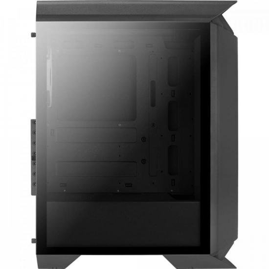 Gabinete Gamer Aerocool Gladiator Preto RGB Lateral Vidro por 645,05 à vista no boleto/pix ou parcele em até 10x sem juros. Compre na loja Aerocool!