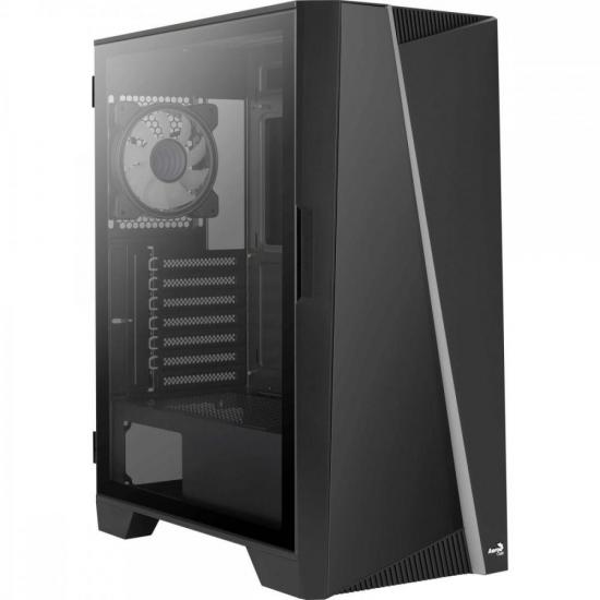 Gabinete Gamer Aerocool Mirage Preto RGB Lateral Vidro por 455,11 à vista no boleto/pix ou parcele em até 10x sem juros. Compre na loja Aerocool!