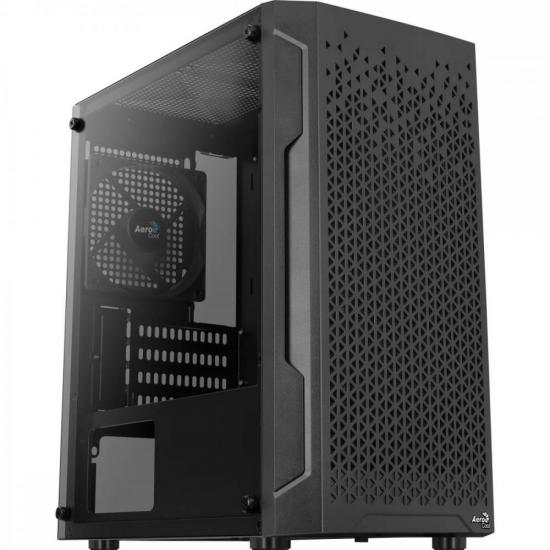 Gabinete Gamer Aerocool Trinity Mini Preto Lateral Vidro por 400,00 à vista no boleto/pix ou parcele em até 10x sem juros. Compre na loja Mundomax!