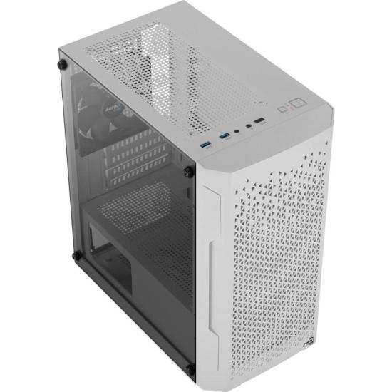 Gabinete Gamer Aerocool Trinity Mini Branco Lateral Vidro por 301,00 à vista no boleto/pix ou parcele em até 10x sem juros. Compre na loja Mundomax!