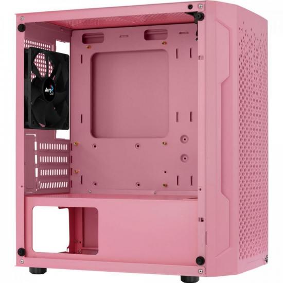 Gabinete Gamer Aerocool Trinity Mini Rosa Lateral Vidro por 323,00 à vista no boleto/pix ou parcele em até 10x sem juros. Compre na loja Mundomax!