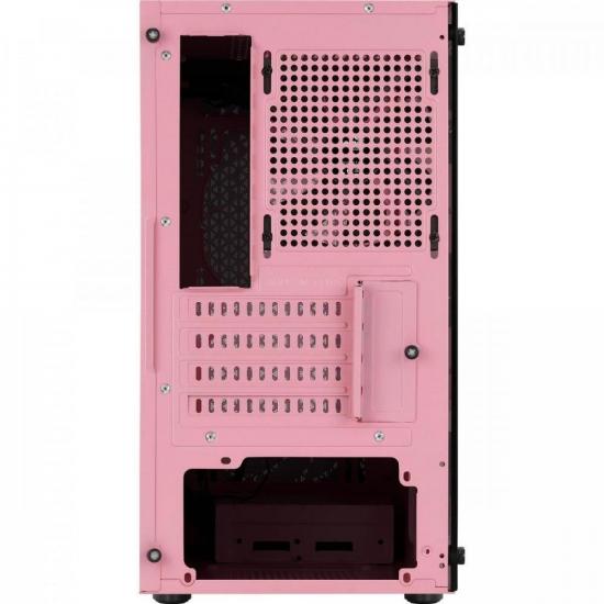 Gabinete Gamer Aerocool Trinity Mini Rosa Lateral Vidro por 323,00 à vista no boleto/pix ou parcele em até 10x sem juros. Compre na loja Mundomax!