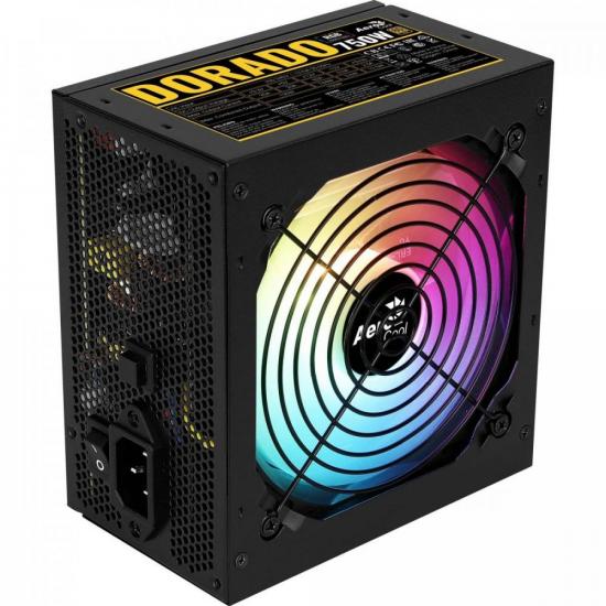 Fonte Gamer ATX Aerocool DORADO 750W 80 Plus Gold APFC por 649,00 à vista no boleto/pix ou parcele em até 10x sem juros. Compre na loja Mundomax!