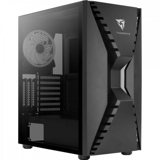 Gabinete Gamer ThunderX3 Cronus Preto RGB por 957,00 à vista no boleto/pix ou parcele em até 10x sem juros. Compre na loja Mundomax!