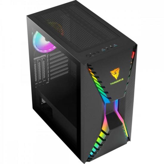 Gabinete Gamer ThunderX3 Cronus Preto RGB por 957,00 à vista no boleto/pix ou parcele em até 10x sem juros. Compre na loja Mundomax!