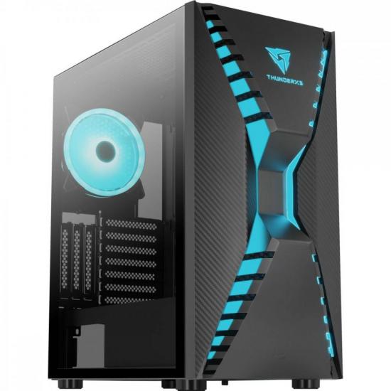 Gabinete Gamer ThunderX3 Cronus Preto RGB por 957,00 à vista no boleto/pix ou parcele em até 10x sem juros. Compre na loja Mundomax!