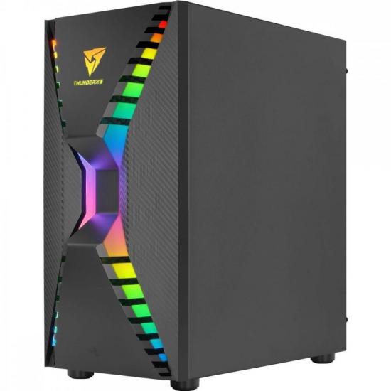 Gabinete Gamer ThunderX3 Cronus Preto RGB por 957,00 à vista no boleto/pix ou parcele em até 10x sem juros. Compre na loja Mundomax!