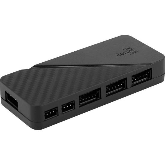 Hub Controlador de Fan Aerocool H66F RGB por 85,00 à vista no boleto/pix ou parcele em até 3x sem juros. Compre na loja Mundomax!