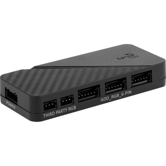 Hub Controlador de Fan Aerocool H66F RGB por 85,00 à vista no boleto/pix ou parcele em até 3x sem juros. Compre na loja Mundomax!