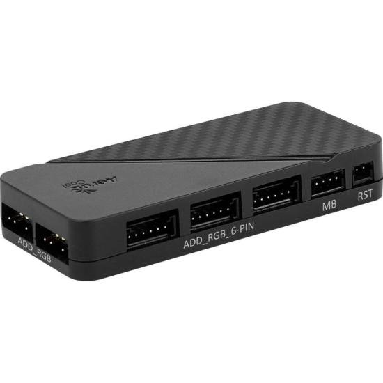 Hub Controlador de Fan Aerocool H66F RGB - Mundomax