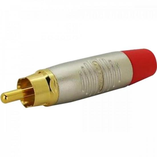 Conector RCA Macho RF2C-AU-2 Vermelho REAN por 21,99 à vista no boleto/pix ou parcele em até 1x sem juros. Compre na loja Mundomax!