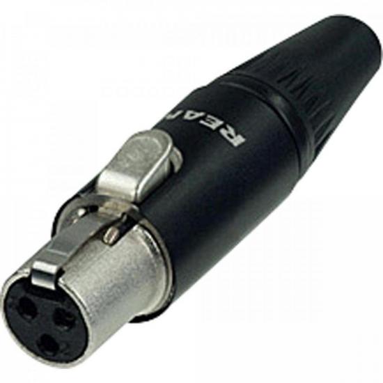 Conector XLR Tiny Fêmea RT3FC-B Preto REAN por 19,90 à vista no boleto/pix ou parcele em até 1x sem juros. Compre na loja Mundomax!