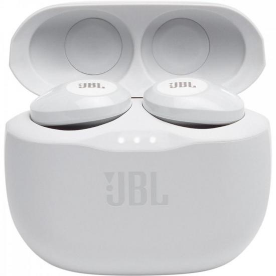 Fone de Ouvido Bluetooth Tune 125TWS Branco JBL por 618,90 à vista no boleto/pix ou parcele em até 10x sem juros. Compre na loja Mundomax!