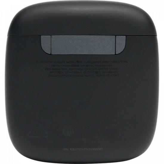 Fone de Ouvido Bluetooth Tune 225TWS Preto JBL por 723,90 à vista no boleto/pix ou parcele em até 10x sem juros. Compre na loja Mundomax!