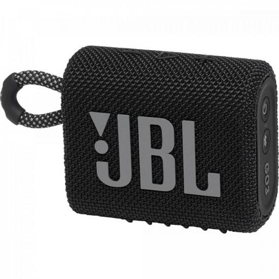 Caixa de Som Bluetooth 4W GO 3 Preta JBL por 293,90 à vista no boleto/pix ou parcele em até 10x sem juros. Compre na loja Mundomax!