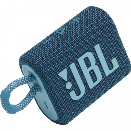 Caixa de Som Bluetooth 4W GO 3 Azul JBL por 328,90 à vista no boleto/pix ou parcele em até 10x sem juros. Compre na loja Mundomax!