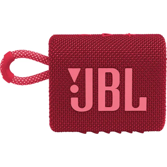 Caixa de Som Bluetooth 4W GO 3 Vermelho JBL por 328,90 à vista no boleto/pix ou parcele em até 10x sem juros. Compre na loja Mundomax!