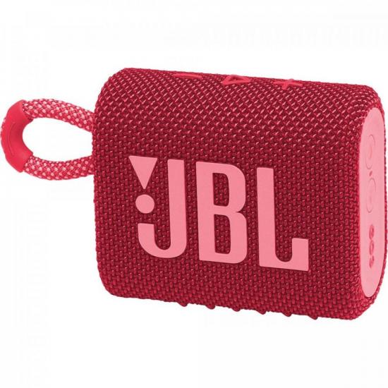 Caixa de Som Bluetooth 4W GO 3 Vermelho JBL por 328,90 à vista no boleto/pix ou parcele em até 10x sem juros. Compre na loja Mundomax!