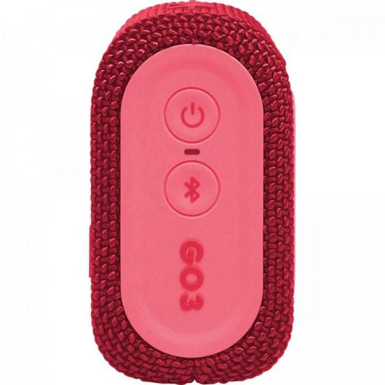 Caixa de Som Bluetooth 4W GO 3 Vermelho JBL por 328,90 à vista no boleto/pix ou parcele em até 10x sem juros. Compre na loja Mundomax!