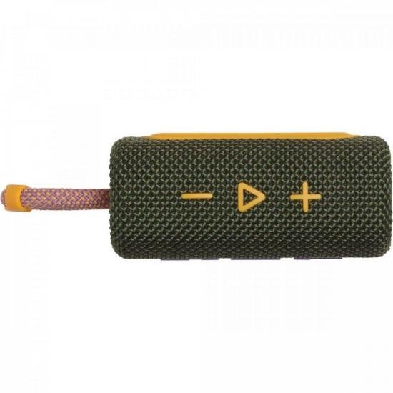 Caixa de Som Bluetooth 4W GO 3 Verde JBL por 293,90 à vista no boleto/pix ou parcele em até 10x sem juros. Compre na loja Mundomax!