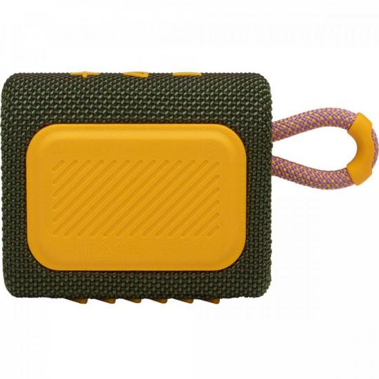 Caixa de Som Bluetooth 4W GO 3 Verde JBL por 293,90 à vista no boleto/pix ou parcele em até 10x sem juros. Compre na loja Mundomax!