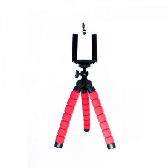 Tripé p/ Celular SPCL0003 Vermelho STORM por 19,90 à vista no boleto/pix ou parcele em até 1x sem juros. Compre na loja Mundomax!
