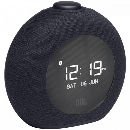 Rádio Relógio Bluetooth FM Horizon 2 Preto JBL por 961,90 à vista no boleto/pix ou parcele em até 10x sem juros. Compre na loja Mundomax!